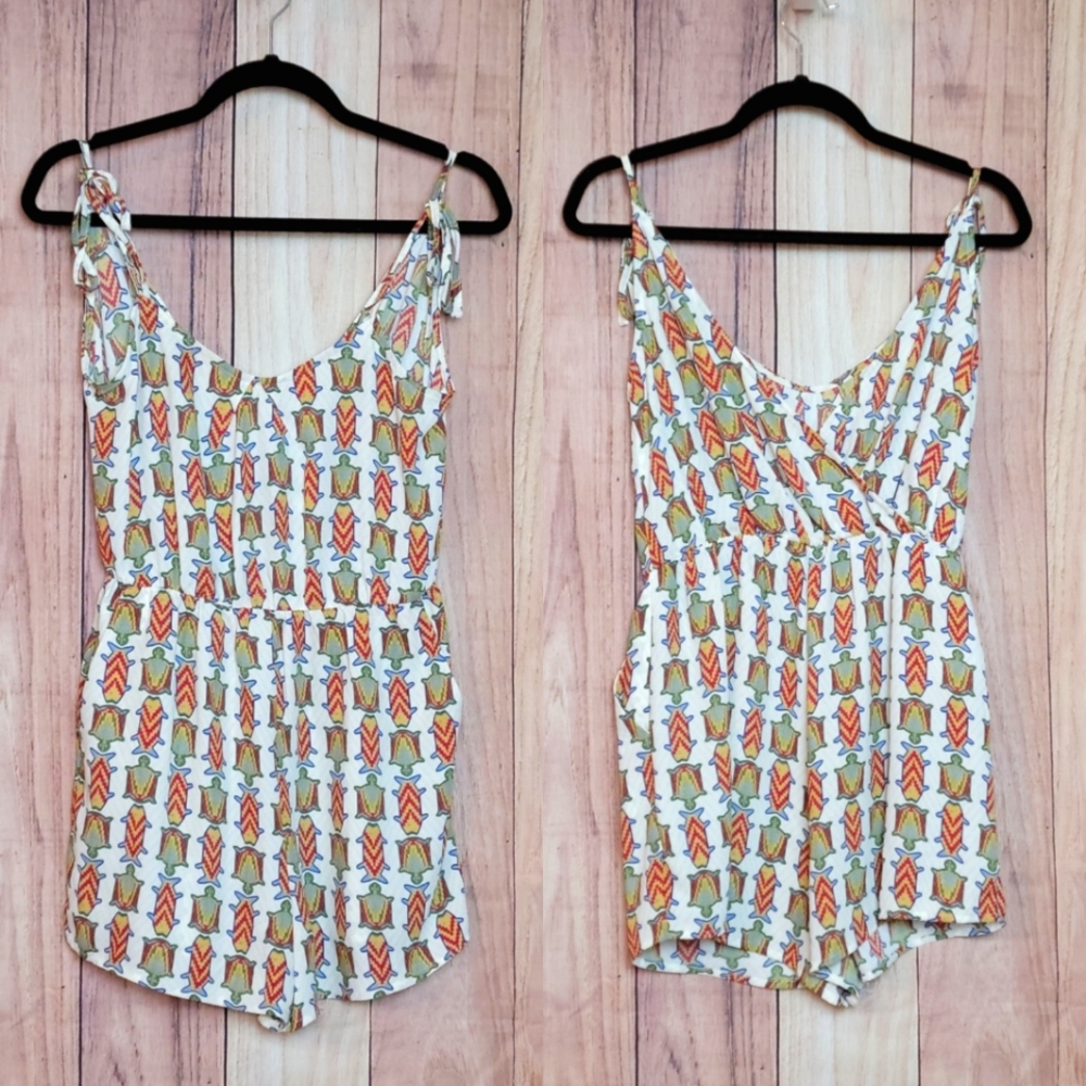 Bcbgmaxazria White And Multicolor Patterned Jumps… - image 2